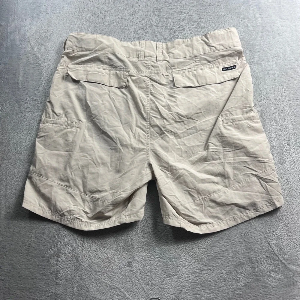 Huk Performance Fishing Shorts Mens XXL Tan Khaki Quick Dry Outdoor Hiking